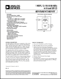 Click here to download EVAL-AD7476CB Datasheet