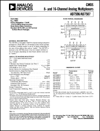 Click here to download AD7507 Datasheet