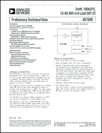 Click here to download AD7680 Datasheet