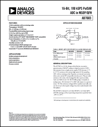 Click here to download AD7683ARMZ Datasheet
