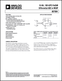 Click here to download AD7684 Datasheet