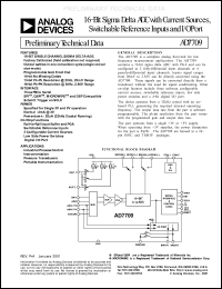 Click here to download AD7709 Datasheet