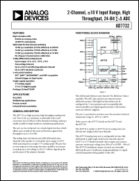 Click here to download AD7732BRUZ Datasheet