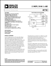 Click here to download AD7760 Datasheet