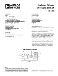 Click here to download AD7787 Datasheet