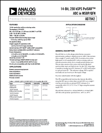 Click here to download AD7942 Datasheet