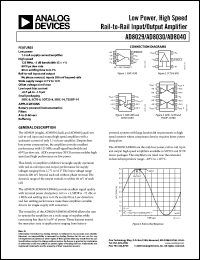 Click here to download AD8040 Datasheet