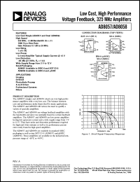 Click here to download AD8057ART-REEL7 Datasheet