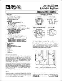 Click here to download AD8063ART Datasheet