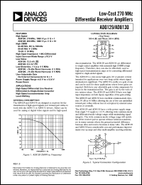 Click here to download AD8130 Datasheet