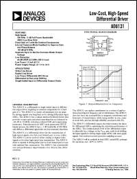 Click here to download AD8131AR-REEL7 Datasheet