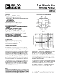 Click here to download AD8133ACP-R2 Datasheet