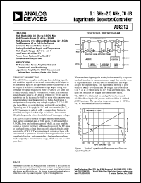 Click here to download AD8313ARM-REEL7 Datasheet