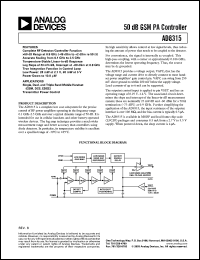 Click here to download AD8315 Datasheet