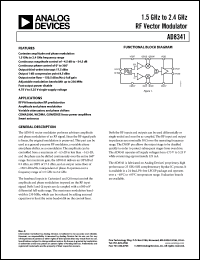 Click here to download AD8341 Datasheet