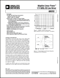 Click here to download AD8393ACP-2-REEL Datasheet