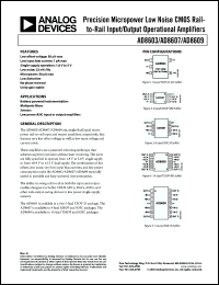Click here to download AD8607AR-REEL7 Datasheet