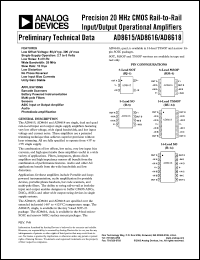 Click here to download AD8618 Datasheet