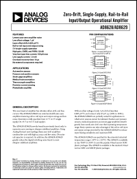 Click here to download AD8629ARMZ-REEL Datasheet