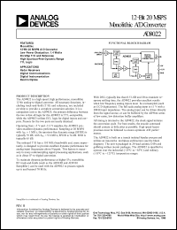 Click here to download AD9022AZ Datasheet