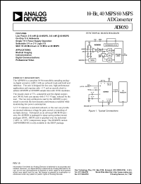 Click here to download AD9050BRS-60 Datasheet
