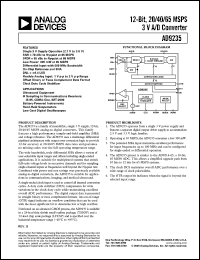 Click here to download AD9235BCP-20 Datasheet