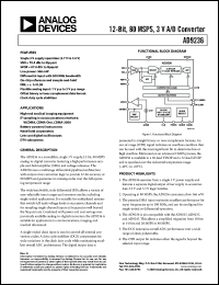 Click here to download AD9236BRURL7-80 Datasheet