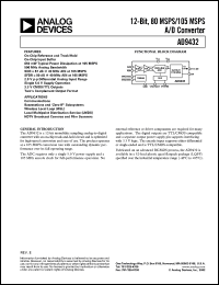 Click here to download AD9432BSTZ-105 Datasheet