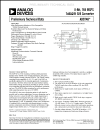 Click here to download AD9748XCP Datasheet