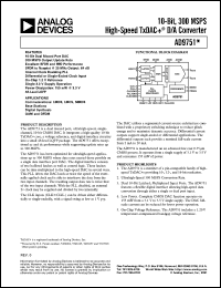 Click here to download AD9751AST Datasheet