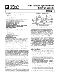 Click here to download AD9754ARU Datasheet