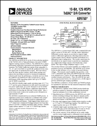 Click here to download AD9760ARU50 Datasheet