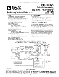 Click here to download AD9773 Datasheet
