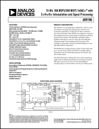 Click here to download AD9786BSVRL Datasheet