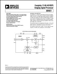 Click here to download AD9821 Datasheet