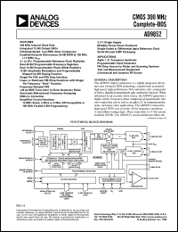 Click here to download AD9852ASQ Datasheet