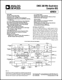 Click here to download AD9854ASQ Datasheet