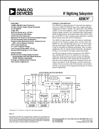 Click here to download AD9874 Datasheet