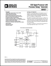 Click here to download AD9937KCP Datasheet