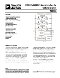 Click here to download AD9985 Datasheet