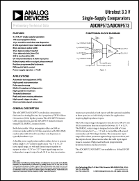 Click here to download ADCMP572BCP Datasheet