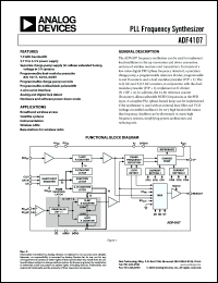 Click here to download ADF4107BRU-REEL Datasheet