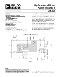 Click here to download ADF7901 Datasheet