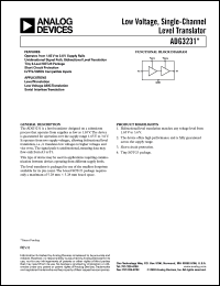 Click here to download ADG3231 Datasheet