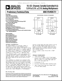 Click here to download ADG731 Datasheet