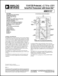 Click here to download ADM3311EARS-Reel25 Datasheet