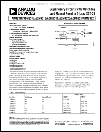 Click here to download ADM6316CY29ARJ Datasheet
