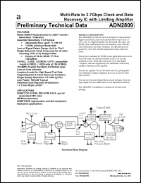 Click here to download ADN2809 Datasheet