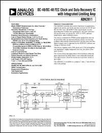 Click here to download ADN2811ACP-CML-RL Datasheet