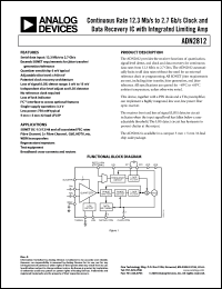 Click here to download ADN2812ACPZ Datasheet